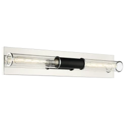 Matteo Lighting Tubo 2-Light Wall Sconce | Matte Black