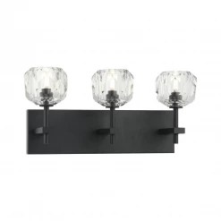 Matteo Lighting Rosa 3-Light Wall Sconce | Matte Black