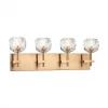 Matteo Lighting Rosa 4-Light Vanity | Aged Gold Brass