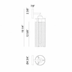 Matteo Lighting Bayou Wall Sconce | Black