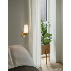 Matteo Lighting Wall Sconces Reya Wall Sconce (Large) | Aged Gold Brass