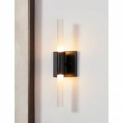Renwil Lynna Wall Sconce | Matte Black Wall Sconces