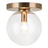 Matteo Lighting Cosmo Flush Mount (Small) | Gold/Clear