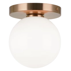 Matteo Lighting Cosmo Flush Mount (Small) | Gold/Opal