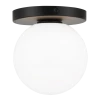 Matteo Lighting Cosmo Flush Mount (Small) | Black/Opal