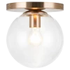 Matteo Lighting Cosmo Flush Mount (Large) | Gold/Clear