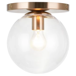 Matteo Lighting Cosmo Flush Mount (Large) | Gold/Clear