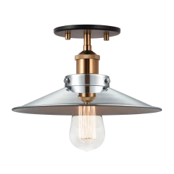 Matteo Lighting Bulstrode's 10.25" Flush Mount | Gold/Chrome Flush Mounts