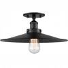 Matteo Lighting Flush Mounts Bulstrode's 14" Flush Mount | Black/Black