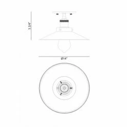 Matteo Lighting Bulstrode's 14" Flush Mount| Chrome/Chrome Flush Mounts