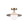 Matteo Lighting Saturn Flush Mount (Small) | Aged Gold Brass