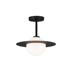 Matteo Lighting Saturn Flush Mount (Small) | Black | Open Box