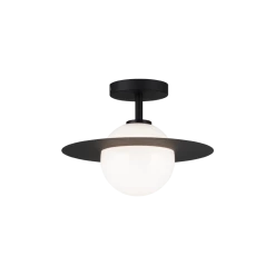 Matteo Lighting Saturn Flush Mount (Small) | Black | Open Box