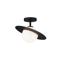Matteo Lighting Saturn Flush Mount (Small) | Black | Open Box