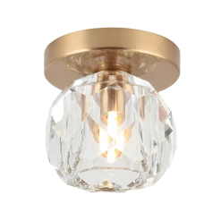 Matteo Lighting Rosa Flush Mount | Aged Gold Brass