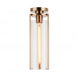 Matteo Lighting Bayou Flush Mount | Aged Gold Brass