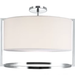 Matteo Lighting Nagashi Flush Mount (Large) | Chrome Flush Mounts