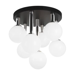 Matteo Lighting Flush Mounts Stellar Flush Mount | Black/Opal