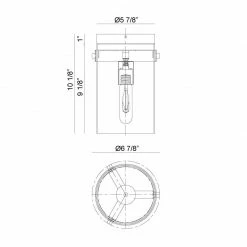 Matteo Lighting Zale Flush Mount | Chrome