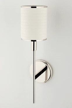 HVL - Hudson Valley Aberdeen 1-Light 4.75" Wall Sconce | Polished Nickel