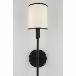 HVL - Hudson Valley Lighting Aberdeen 1-Light 4.75" Wall Sconce | Old Bronze