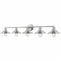 Z-lite Casa 5-Light Vanity Light | Brushed Nickel