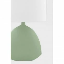 HVL - Hudson Valley Lamps Utica Table Lamp | Sage Ceramic