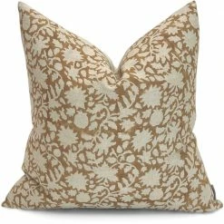 SWD Studio Pillows Amara Natural Rust Pillow 22"x22"