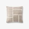 Loloi Finley Pillow | Grey/Natural