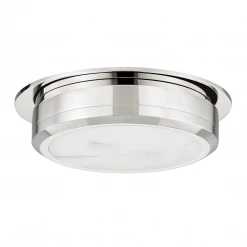 HVL - Hudson Valley Greenport Flush Mount (Large) | Polished Nickel