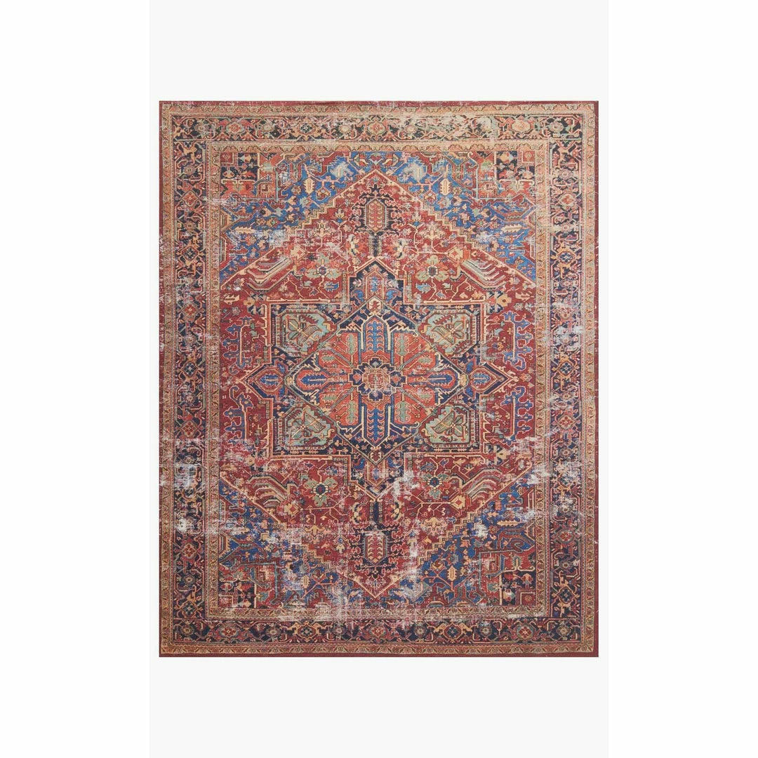 Loloi Lucca Rug 09 | Red/Blue