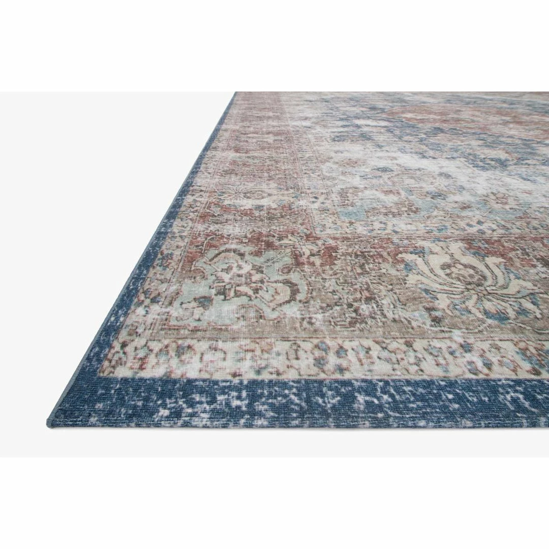 Loloi Lucca Rug 10 | Denim/Terracotta