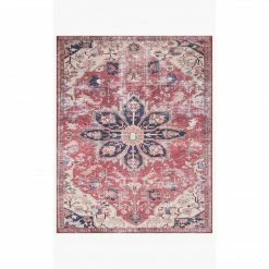 Loloi Loloi Rugs Lucca Rug 04 | Rust/Ivory