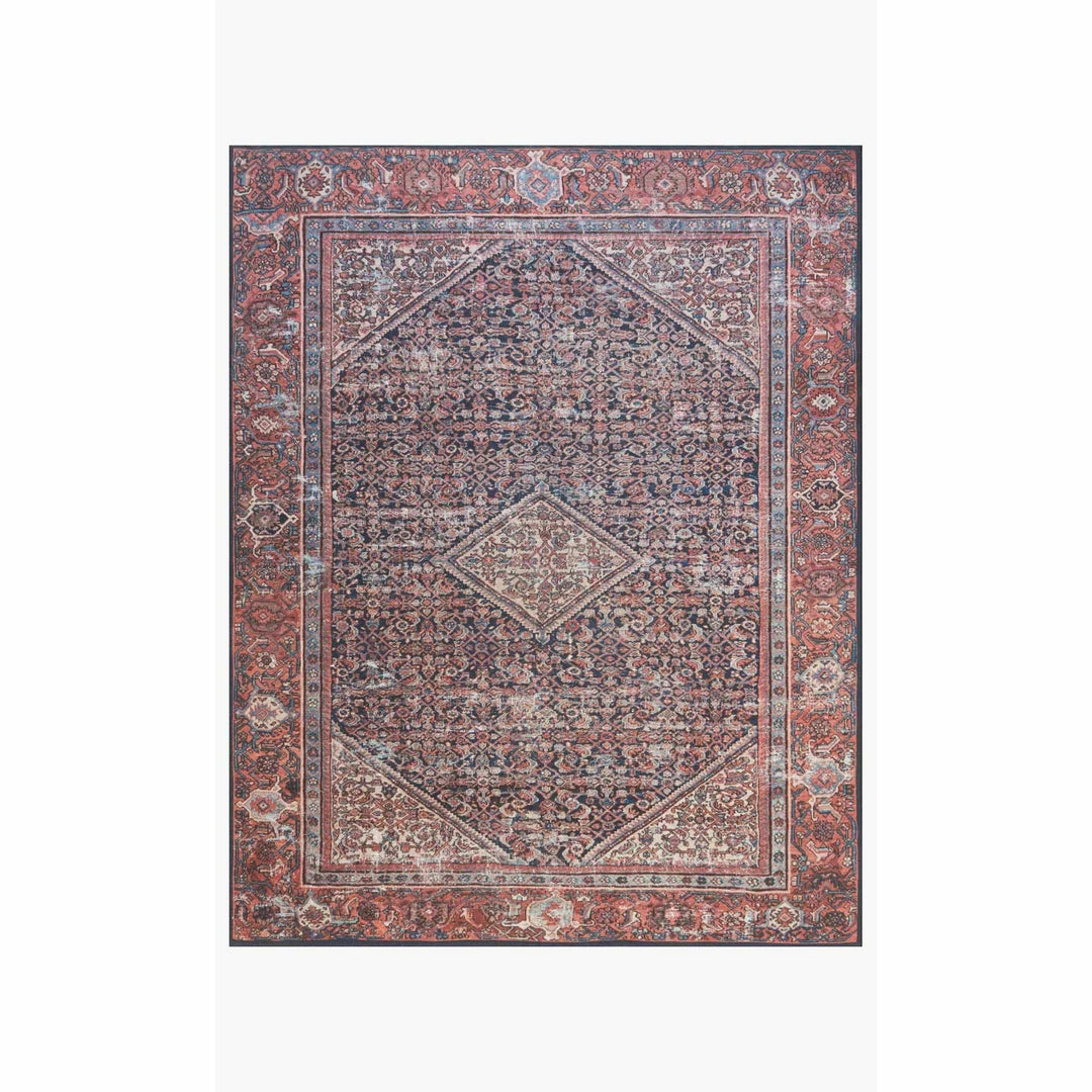 Loloi Lucca Rug 08 | Navy/Red