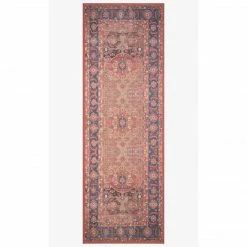 Loloi Lucca Rug 07 | Rust/Blue Loloi Rugs