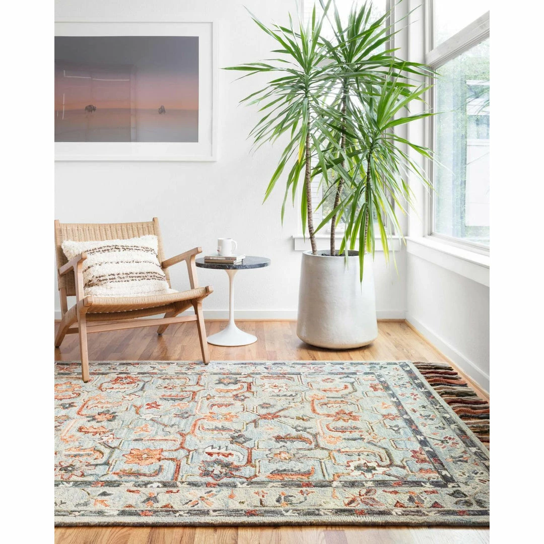 Loloi Elka Rug 01 | Sky/Multi Loloi Rugs