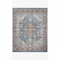 Loloi Lucca Rug 10 | Denim/Terracotta