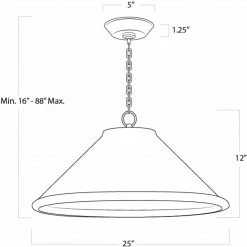 Regina Andrew Lighting Billie Concrete Pendant
