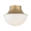HVL - Hudson Valley Flush Mounts Lettie Flush Mount | Aged Brass