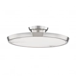 HVL - Hudson Valley Draper Flush Mount | Polished Nickel