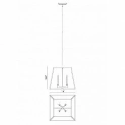 Matteo Lighting Candor 4-Light Pendant