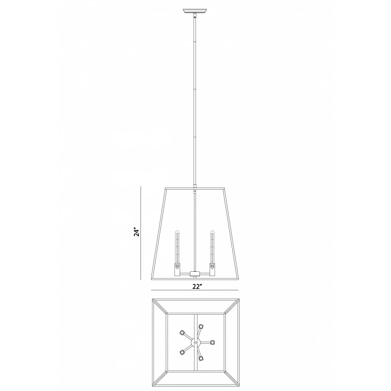 Matteo Lighting Pendants Candor 5-Light Pendant