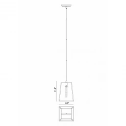 Matteo Lighting Pendants Candor 1-Light Pendant