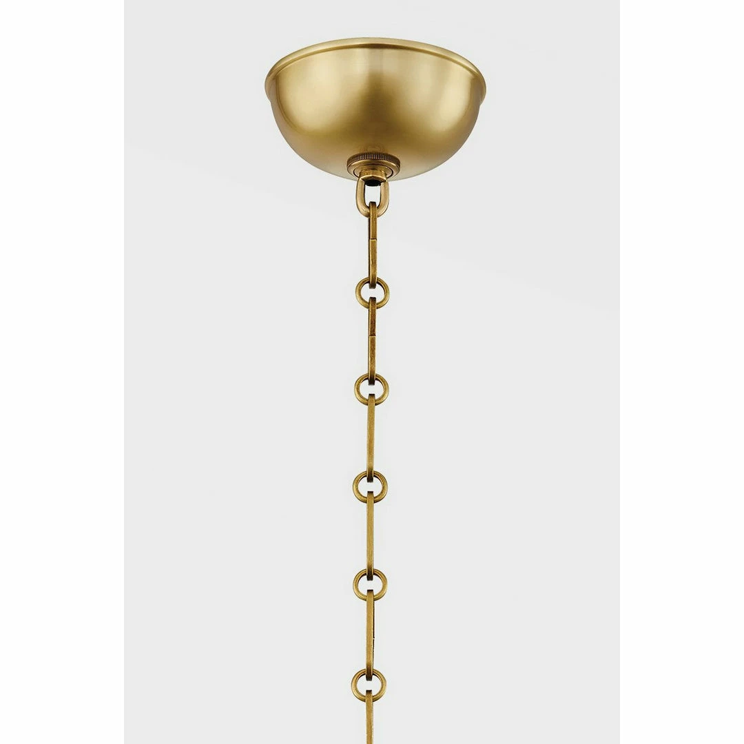 HVL - Hudson Valley Painted III Pendant | Small Brass/Off-White