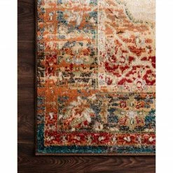 Loloi Isadora Rug 04 | Antique Ivory/Sunset