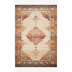 Loloi Isadora Rug 04 | Antique Ivory/Sunset