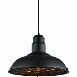 Matteo Lighting Clarkson 14" Pendant | Black Pendants
