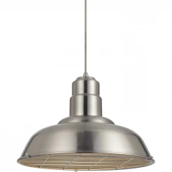 Matteo Lighting Pendants Clarkson 14" Pendant | Nickel