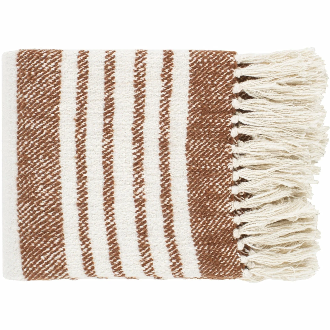 Surya Decor Chammy Throw | Burnt Orange