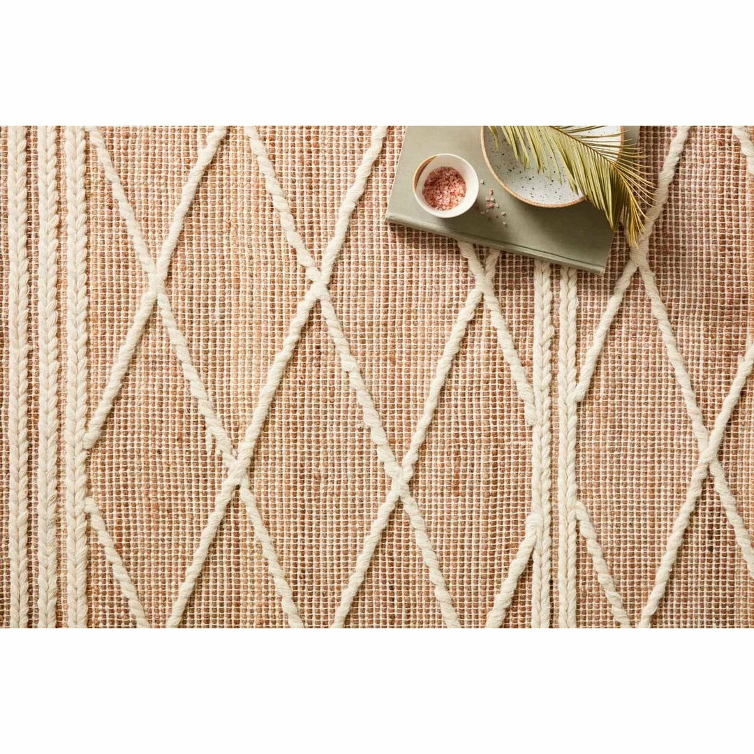 Loloi Cora Rug 01 | Blush/White